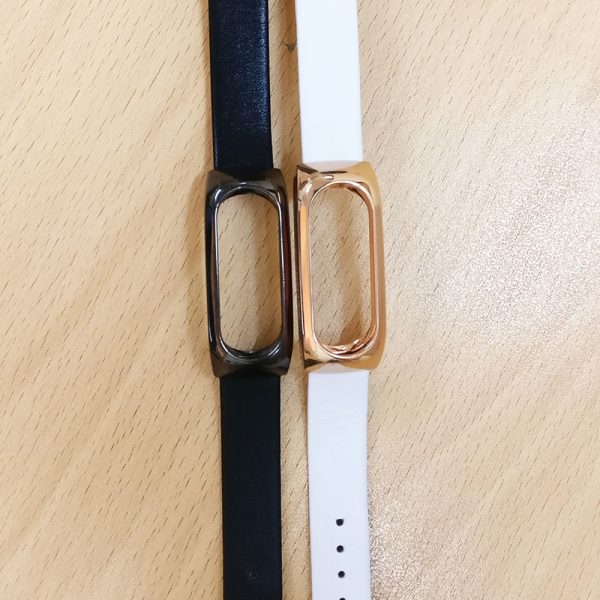 Xiaomi Mi Band 2 Metal with Leather Replacement Bracelet Xiaomi Mi Band 2 Metal with Leather Replacement Bracelet