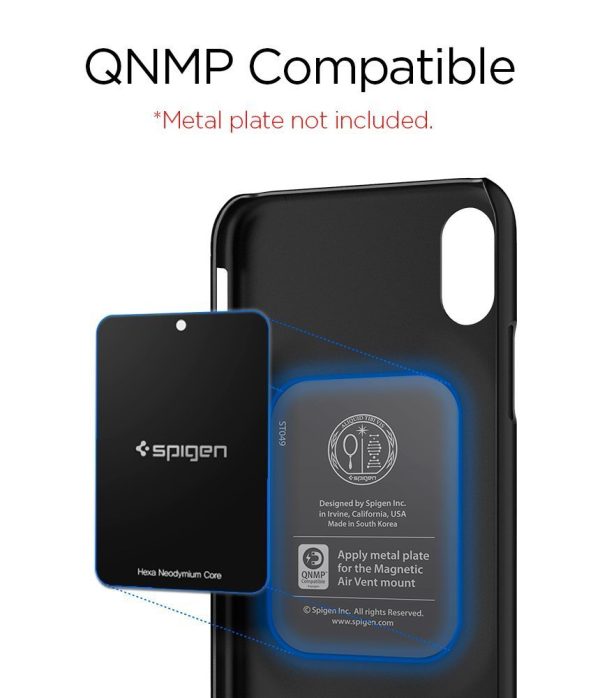 Apple iPhone X Spigen Original Thin Fit - Matte Black