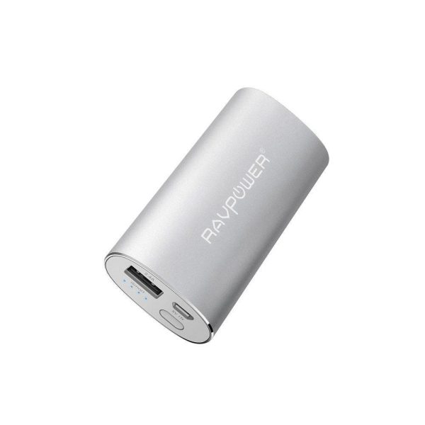 RAVPower 6700mah Portable Power Bank - RP-PB17 Silver RAVPower 6700mah Portable Power Bank - RP-PB17 Silver