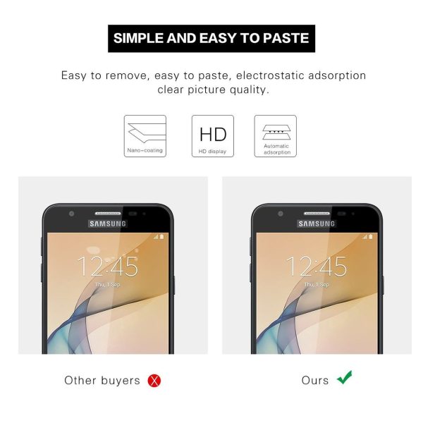 Mocolo Samsung Galaxy J5 Prime Edge to Edge Tempered Glass - Black