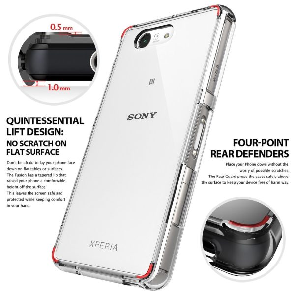 Sony Xperia Z3 Compact Ringke Hybrid Drop Protection Fusion Case Sony Xperia Z3 Compact Ringke Hybrid Drop Protection Fusion Case