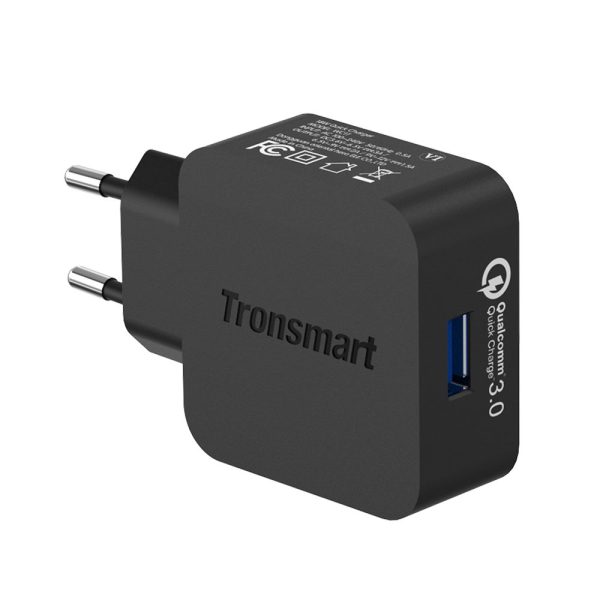 51BToM-M67L._SL1000_ Tronsmart 1 Port Wall Qualcomm 3.0 Certified Rapid Charger - WC1T - EU Plug - Image 2
