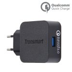 Tronsmart 1 Port Wall Qualcomm 3.0 Certified Rapid Charger - WC1T - EU Plug