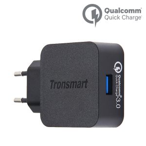 Tronsmart 1 Port Wall Qualcomm 3.0 Certified Rapid Charger - WC1T - EU Plug