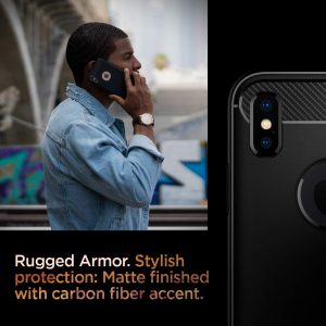 Apple iPhone X Spigen Rugged Armor Case - Image 4