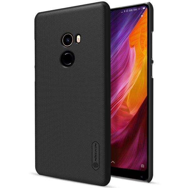 黑6 Xiaomi Mi Mix 2 Frosted Shield Hard Back Cover by Nillkin - Black - Image 1