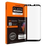 Galaxy S8 Plus Spigen GLASTr Slim Case Friendly Curved Tempered Glass