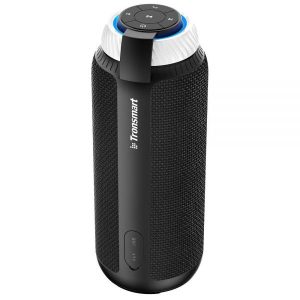 Tronsmart T6 Speaker 25 Watt Dual-Driver 15 Hours Playtime 360 Degree Surround Sound Portable Wireless Speaker with Deep Bass - Black