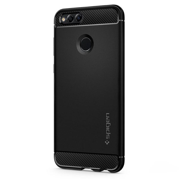 products-titel_huawei_honor_7x_rugged_armor_01_2048x2048__58253.1520495763.1280.1280 Honor 7X Spigen Original Rugged Armor Case - Matte Black - Image 2
