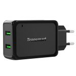 W2TF 2 Ports Qualcomm Quick Charge 3.0 USB Wall Charger - EU Plug