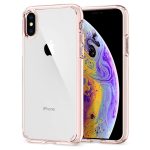 Apple iPhone XS / iPhone X Original Spigen Case Ultra Hybrid - Rose Crystal