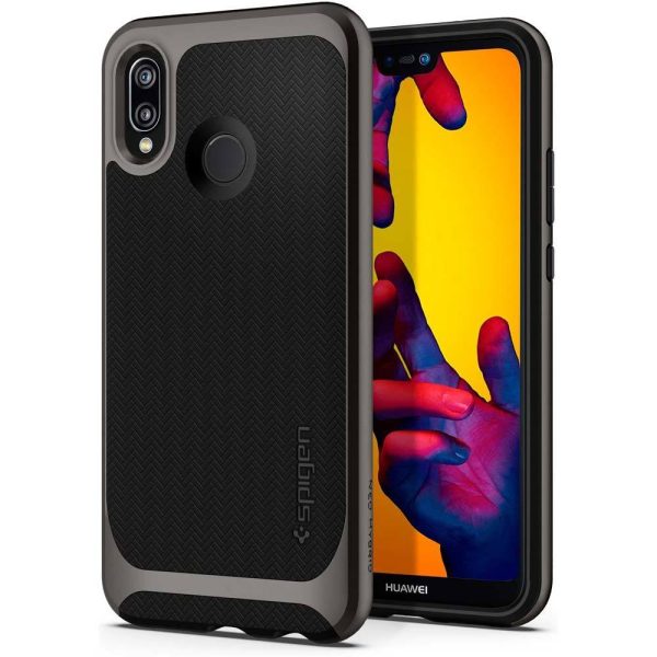 products-square-neo-hybrid-gunmetal__62638.1530294571.1280.1280 Huawei P20 Lite Spigen Neo Hybrid Dual Layer Case - Gunmetal - Image 1
