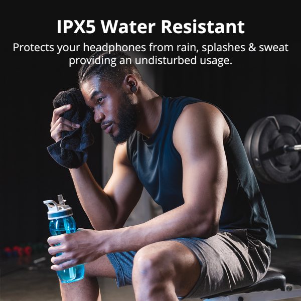 Tronsmart Encore Spunky Buds True Wireless Earphones with Charger Box - Black - Image 4