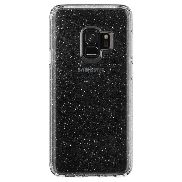 s9-glitter-case-1 Galaxy S9 Spigen Liquid Crystal Glitter Case - Crystal Clear - Image 3