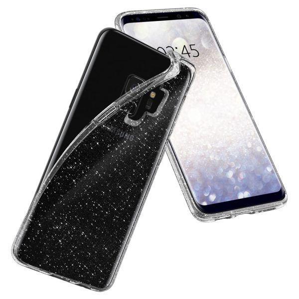 s9-glitter-case-2 Galaxy S9 Spigen Liquid Crystal Glitter Case - Crystal Clear - Image 4