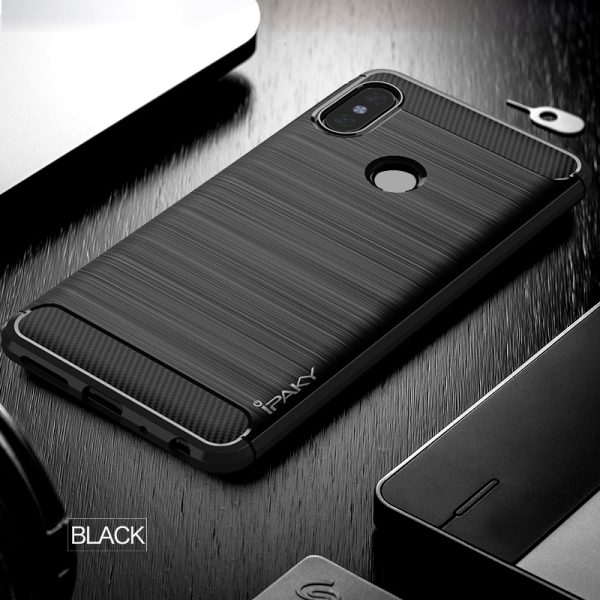 Redmi Note 5 / Redmi Note 5 Pro / Redmi Note 5 Ai  Concise Series / Slim Anti-fingerprint TPU Case by iPaky - Black. - Image 1