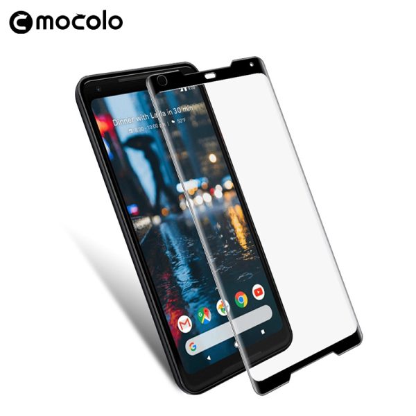 Mocolo Google Pixel 2 XL 3D Edge to Edge Tempered Glass - Black - Image 10