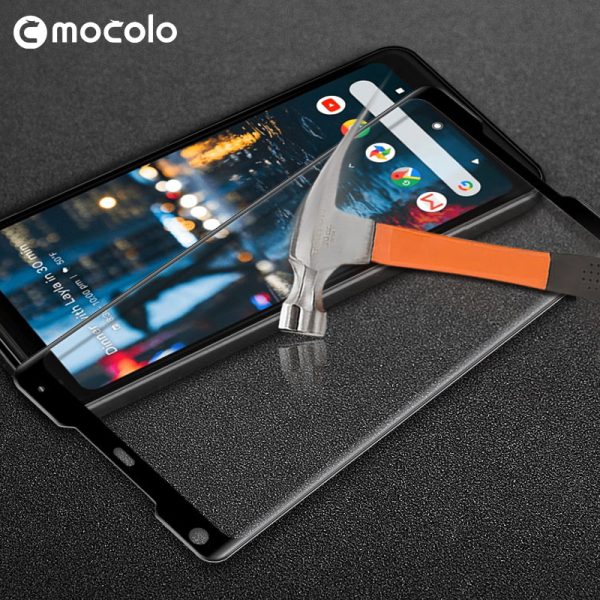 Mocolo Google Pixel 2 XL 3D Edge to Edge Tempered Glass - Black - Image 2