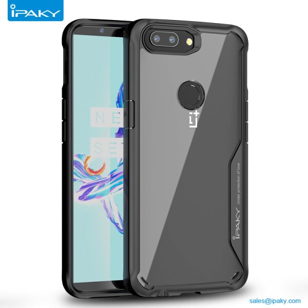 OnePlus 5T Survival Series Tough Anti Scratch Case by iPaky - Black - Image 1
