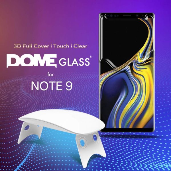 71hgn9bZF9L._SL1000_ Galaxy Note 9 Whitestone Dome Glass with UV Light & Easy Install Kit - Image 6