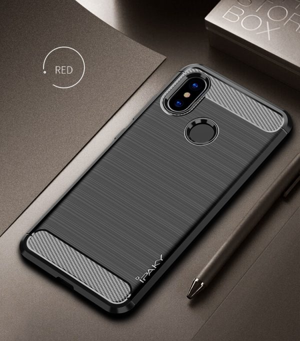 Mi A2 / Mi 6X  Concise Series / Slim Anti-fingerprint TPU Case by iPaky - Black