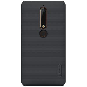 Nokia 6.1 (Nokia 6 2018) Frosted Shield Back Cover by Nillkin - Black