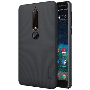 Nokia 6.1 (Nokia 6 2018) Frosted Shield Back Cover by Nillkin - Black