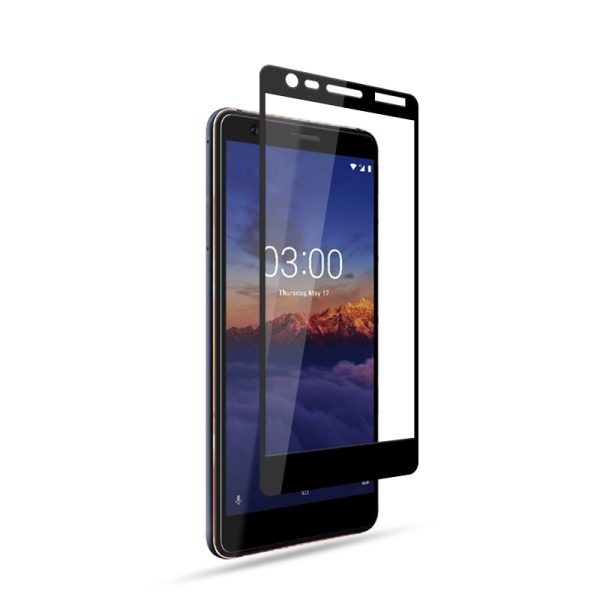 Mocolo Nokia 3.1 2018 Edge to Edge Tempered Glass - Black