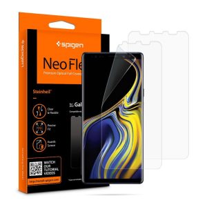Galaxy Note 9 Spigen Neo Flex Case Friendly Screen Protector - 2 PACK
