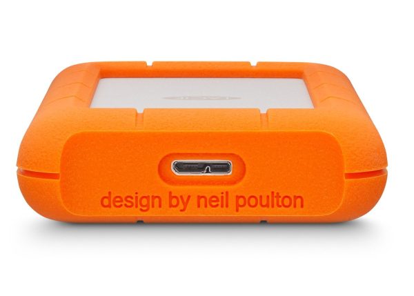 LaCie Rugged Mini 4TB USB 3.0 / USB 2.0 Portable Hard Drive (LAC9000633) - Image 2