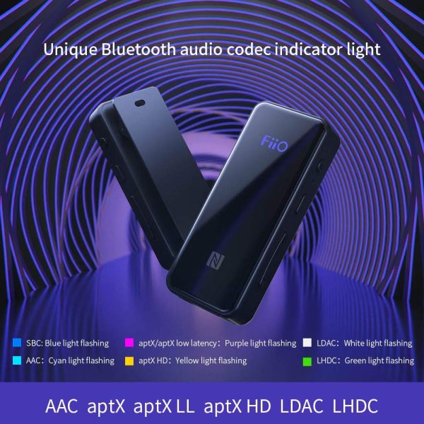 FiiO BTR3 HiFi Bluetooth Receiver with aptX / aptXHD / aptXLL / LDAC / AAC Support - Image 4