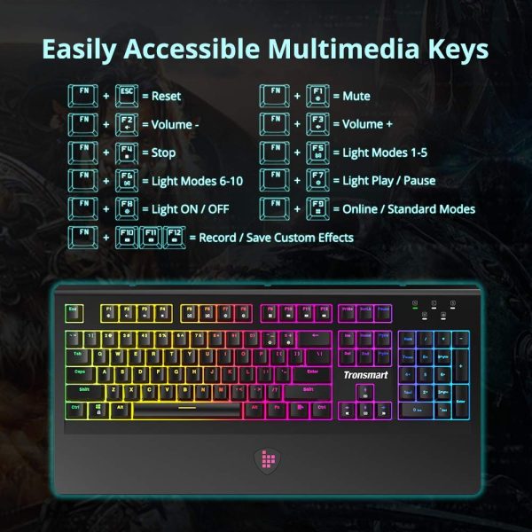 Tronsmart TK09R TS-1 Mechanical Keyboard - US Version - Image 2