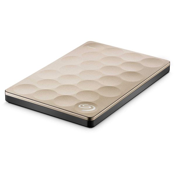 Seagate Backup Plus Ultra Slim 2TB Portable External Hard Drive, USB 3.0 Gold (STEH2000101) - Image 5