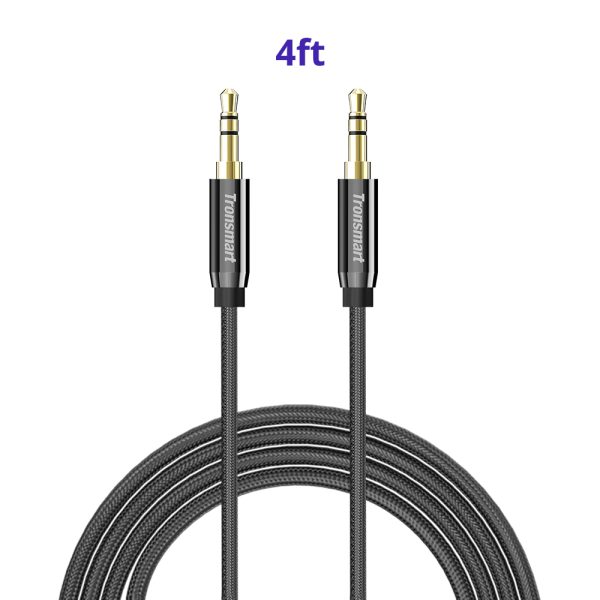 Tronsmart S3C01 3.5mm Male to Male Premium AUX Audio Cable 4ft / 1.2m - Image 2