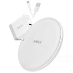 Anker PowerWave 7.5 Fast Wireless Charging Pad Internal Cooling Fan, Qi-Certified, 7.5W B2514L21 - White