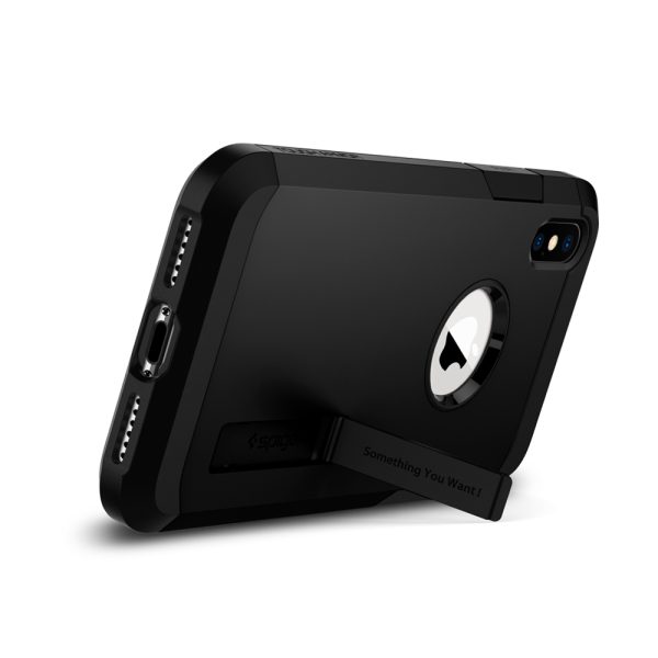 detail_ip58_tough_armor_black_04 iPhone XS Tough Armor Spigen Case Black 063CS25118 - Image 4