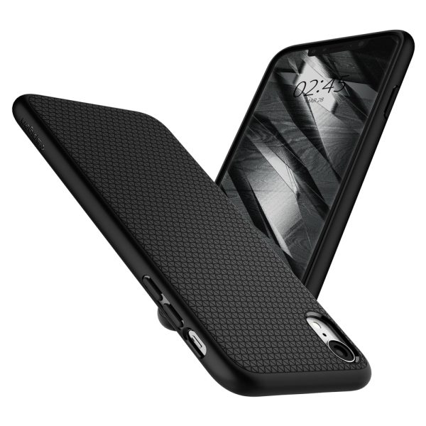 iPhone XR Spigen Case Liquid Air Matte Black 064CS24872 - Image 9