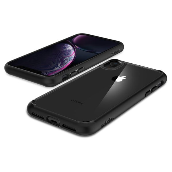 iPhone XR Ultra Hybrid Case Spigen Matte Black - Image 4