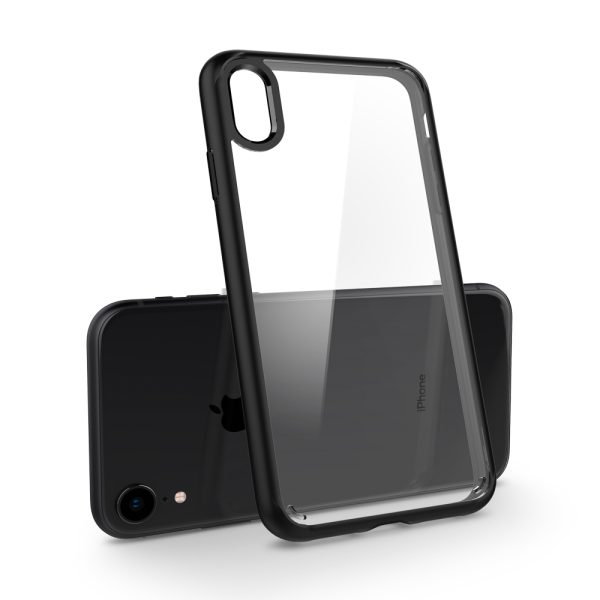 iPhone XR Ultra Hybrid Case Spigen Matte Black - Image 5