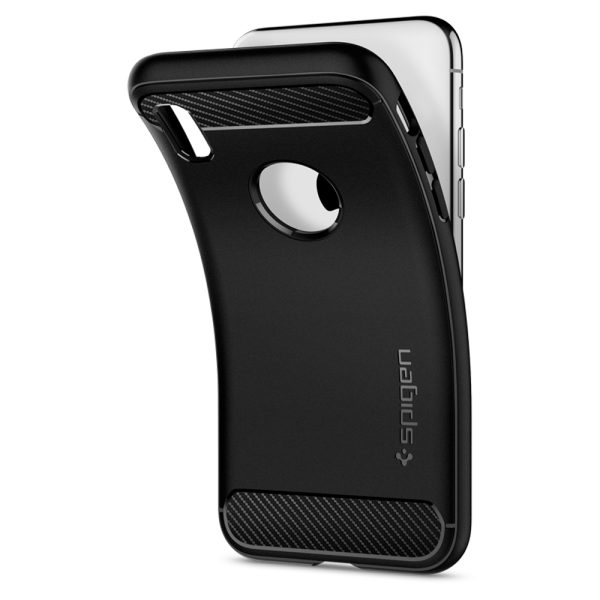 detail_iphone_5.8_ra_05 iPhone XS Rugged Armor Spigen Case Black 063CS25113 - Image 4