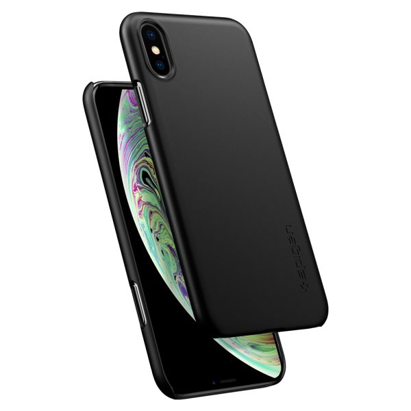 detail_iphone_5.8_thin_fit_04 iPhone XS - iPhone X Thin Fit Spigen Case Black 063CS24904 - Image 4