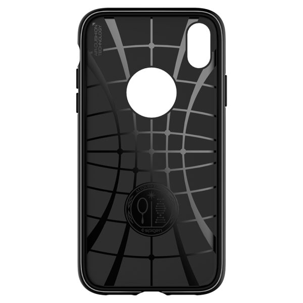 iPhone XR Rugged Armor Case Spigen Matte Black 064CS24871 - Image 6