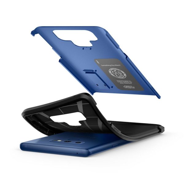 Samsung Galaxy Note 9  Spigen Original Tough Armor Dual Layer Case - Ocean Blue - Image 6