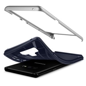 Samsung Galaxy Note 9  Spigen Original Neo Hybrid Dual Layer Case - Arctic Silver - Image 3