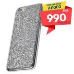Hojar Bling Bling Diamante Case for iPhone 7 Plus / iPhone 8 Plus - Silver