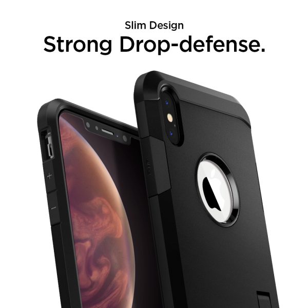 id_ip58_tough_armor_blk_01 iPhone XS Tough Armor Spigen Case Black 063CS25118 - Image 5