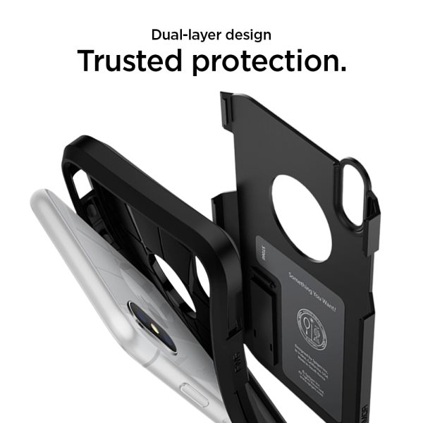 id_ip58_tough_armor_blk_02 iPhone XS Tough Armor Spigen Case Black 063CS25118 - Image 6
