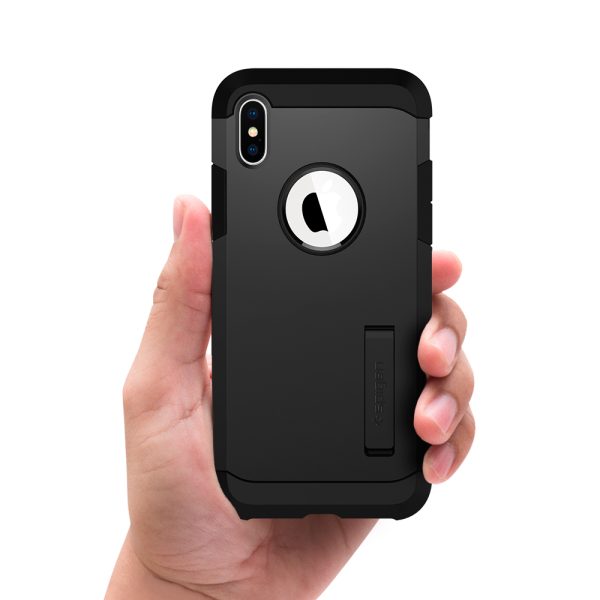 id_ip58_tough_armor_blk_04 iPhone XS Tough Armor Spigen Case Black 063CS25118 - Image 8