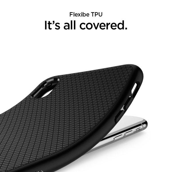 iPhone XR Spigen Case Liquid Air Matte Black 064CS24872 - Image 5