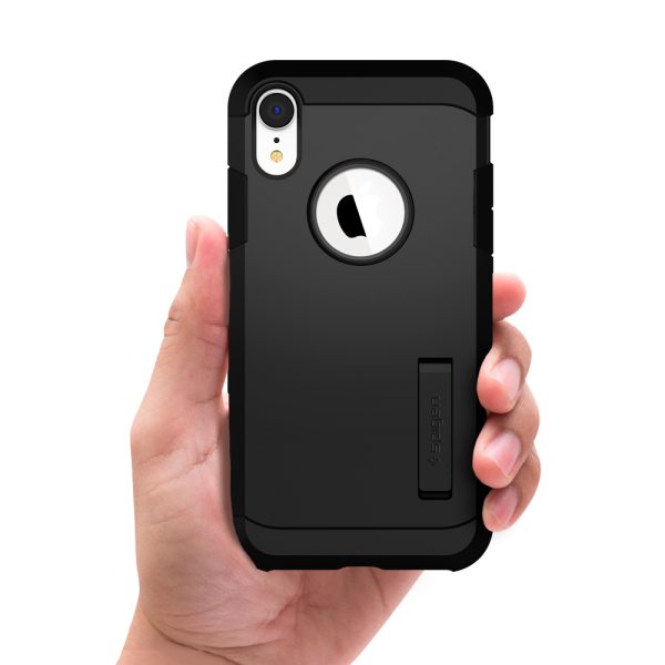 iPhone XR Tough Armor Case Spigen Black - Image 11